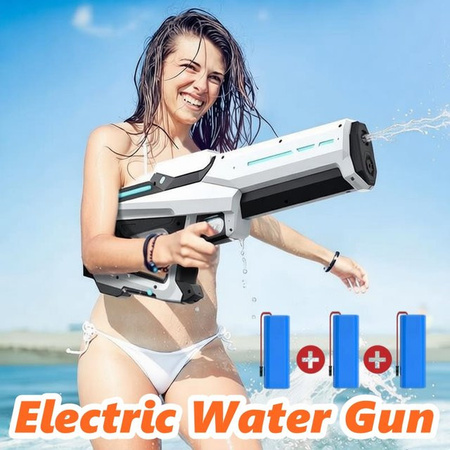 OiKe Elektrische Wasserpistole, Blau, Bunt / Mehrfarbig, Kunststoff
