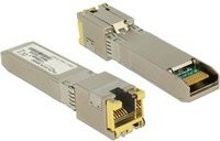 Delock SFP+ Transceiver-Modul 10GBase-T auf RJ-45 in Silber - Bild 1