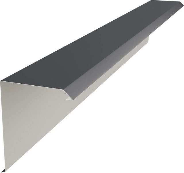 Smart Cover Solution Kantenwinkel TR35 aus verzinktem Stahl in Anthrazit-Grau, Länge: 100 cm - Bild 1