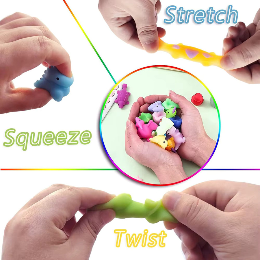 JK-ZMM Mochi Squishy Spielzeug, Dinosaurier Tier, 12/36-teiliges Set - Bild 3
