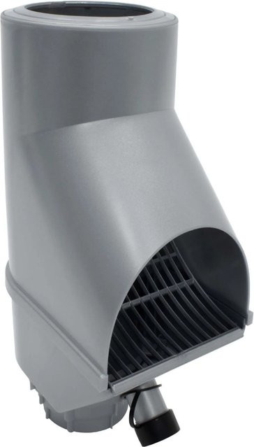 Jardinion Fallrohr Laubabschneider Silber aus Kunststoff, Durchmesser: 30,5 cm, passend für 75/85/100 mm Rohre - Bild 1