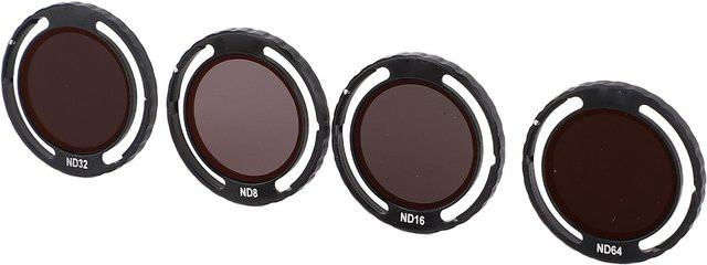 Igeteck ND Filter Set für Avata 2, 4 Stück ND8 ND16 ND32 ND64, HD beschichtete Kamera Objektivfilter mit Knopf-Installation, Schwarz - Bild 1