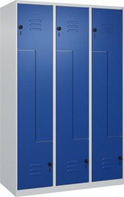C+P Z-Spind Classic PLUS Spind mit 6 Fächern, Sicherheits-Drehriegel, Garderobenstange, B/H/T: 120 x 185 x 50 cm - Bild 1