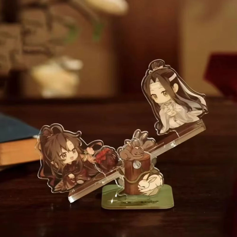 BOOCRE Anime Acryl Aufsteller Großmeister der dämonischen Kultivierung Wei Wuxian und Lan Wangji Cosplay Standfigur mehrfarbig - Bild 4