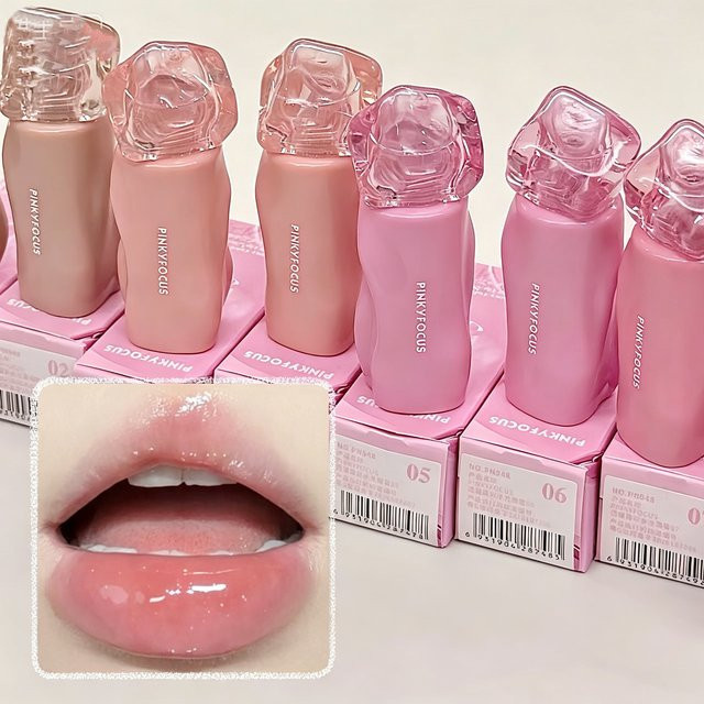 Pinkyfocus Lipgloss, Nude, Glänzend - Bild 1