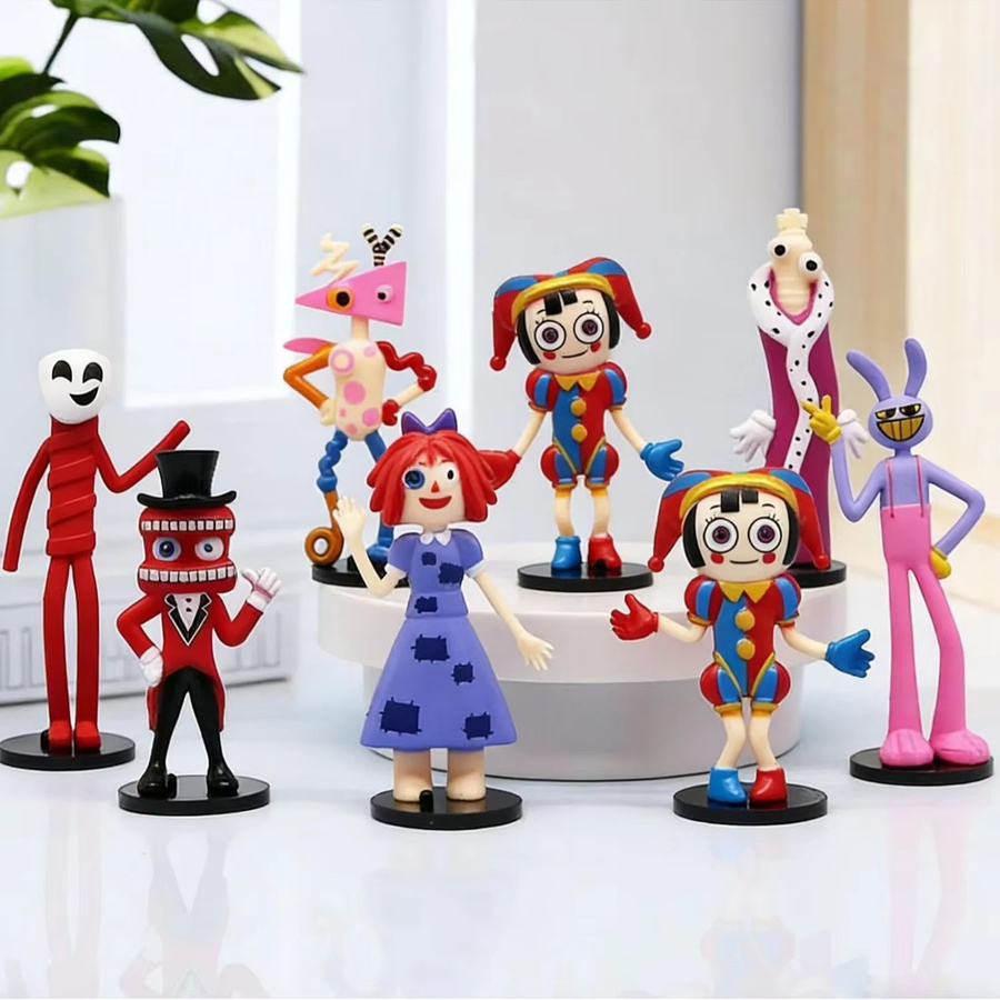 Bandai Der Erstaunliche Digitale Zirkus Modellfiguren, 8-teiliges Set - Bild 3