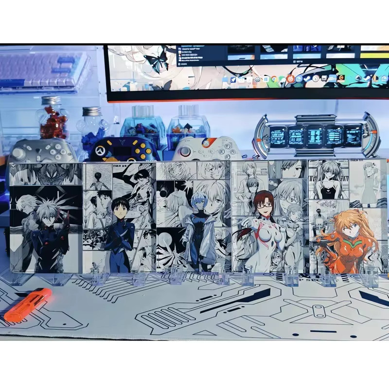 Bandai Neon Genesis Evangelion Acryl Stand Block, Bunt / Mehrfarbig - Bild 4