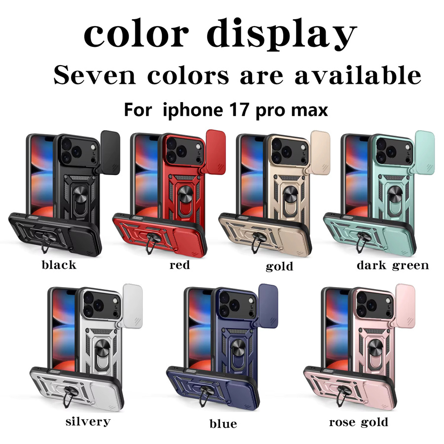 Magnetische Stoßfeste Panzerhülle für Apple iPhone 17, 16, 15, 14, 13, 12 Pro Max, Air, Plus und Mini in Blau - Bild 5