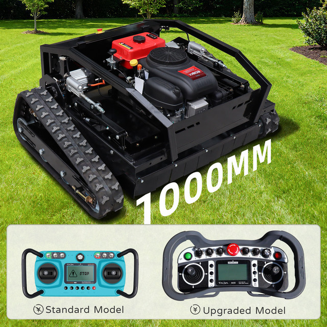 ZONAWELL Profi Rasenmäher mit 23/27 PS Gasmotor in Schwarz für Golfplätze und Sportanlagen mit 1000 mm Schnittbreite - Bild 1