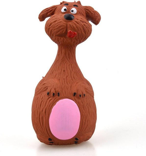 NATAWA Hundespielzeug aus Latex, mit quietschendem Elefanten-/Kuh-Sound - Bild 1