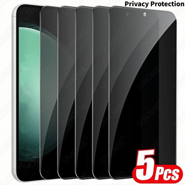 5 Stück Anti-Spy Panzerglas Sichtschutzfolie für Samsung Galaxy S20 S21 S23 S24 FE A51 A52 A53 A54 A55 A56 A57 - Bild 1