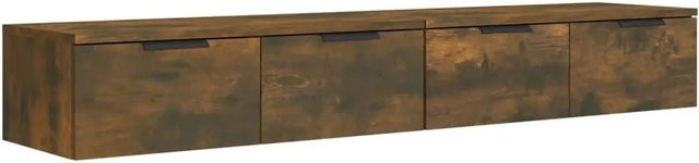 vidaXL Wandschränke 2er-Set in Räuchereiche, B/T/H: 68 x 30 x 20 cm - Bild 1
