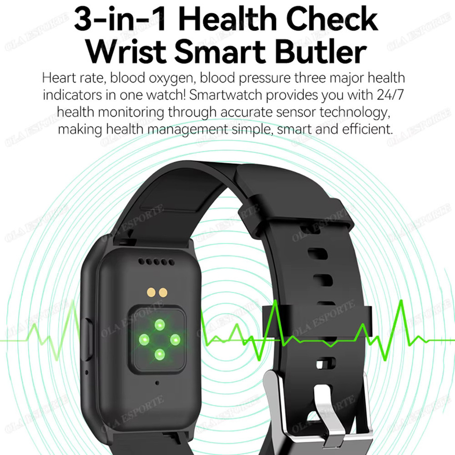 Ola Esporte HW12 Smart-Armband für Damen und Herren in Lila mit AMOLED-Farbdisplay, Herzfrequenzmessung, Blutsauerstoffüberwachung und Schlafanalyse - Bild 6