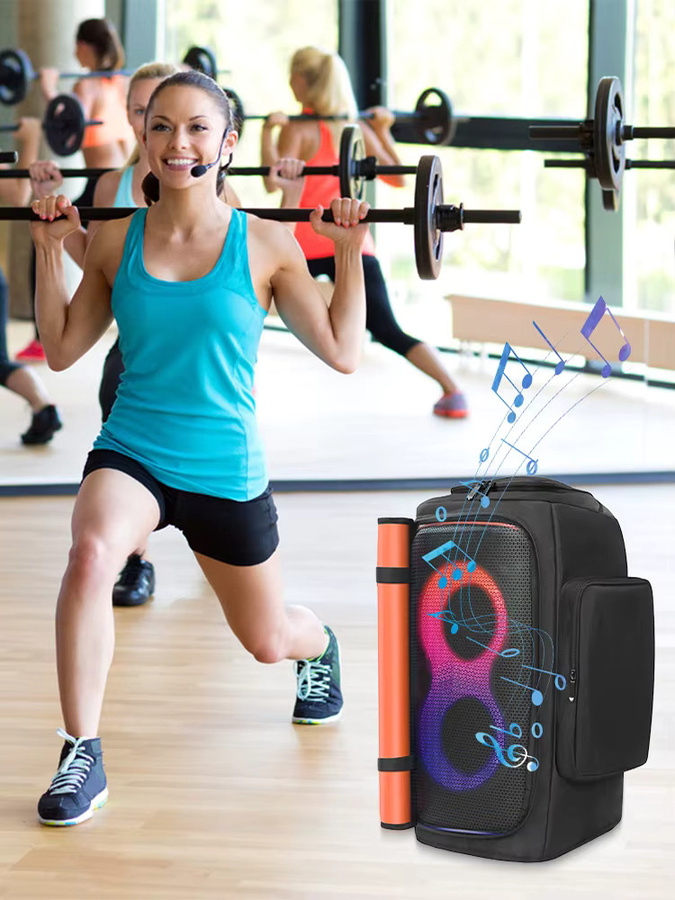 ALLOYSEED Tragbare Staubhülle für JBL Partybox 110 und JBL Partybox Club 120 mit Mikrofonfach, Schwarz - Bild 7