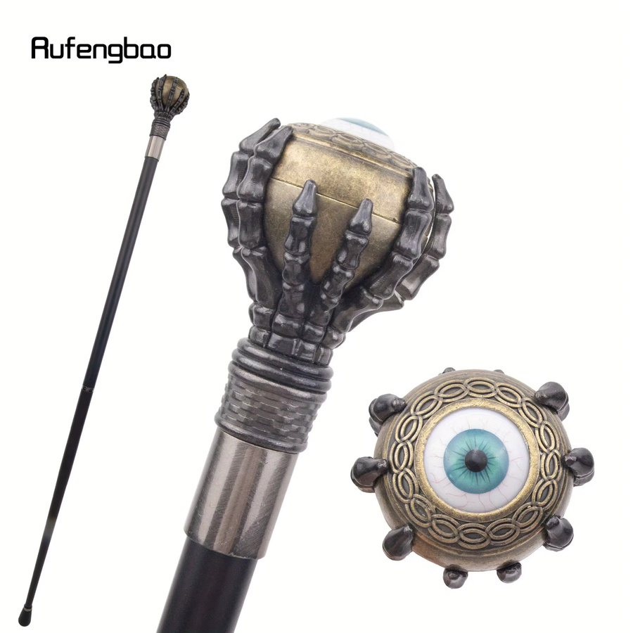 Rufengbao Gehstock, Bloodshot Eyes Augapfel Steampunk, 94 cm, Unisex - Bild 2
