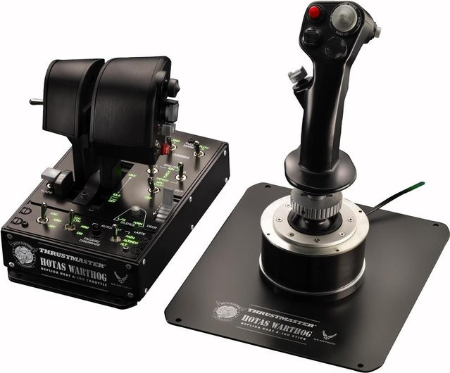 Thrustmaster HOTAS Warthog Flugsimulator-Joystick und Gasregler für PC in Schwarz - Bild 2