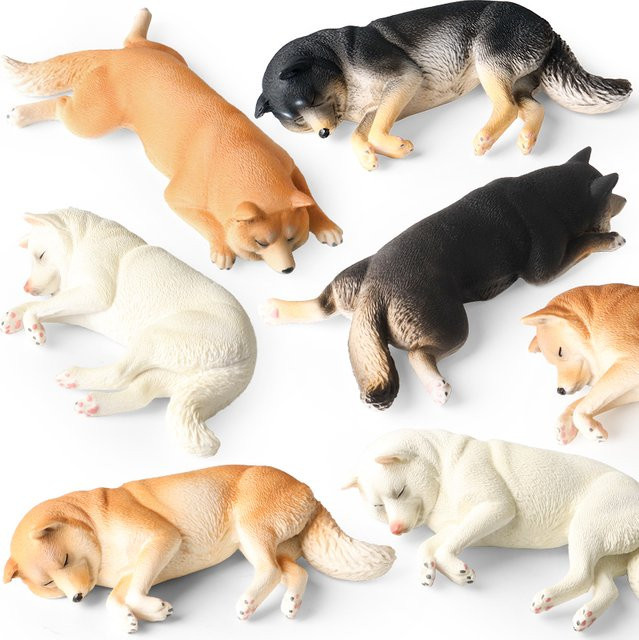 Oenux Japan Shiba Inu Haustier Tier Modell, Actionfiguren, Kunststoff - Bild 1