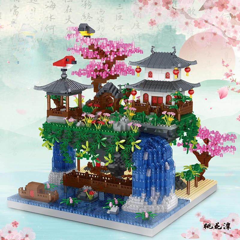 Linyi toy Pfirsich Kirsche Sakura Haus aus Kunststoff ab 6 Jahren - Bild 2