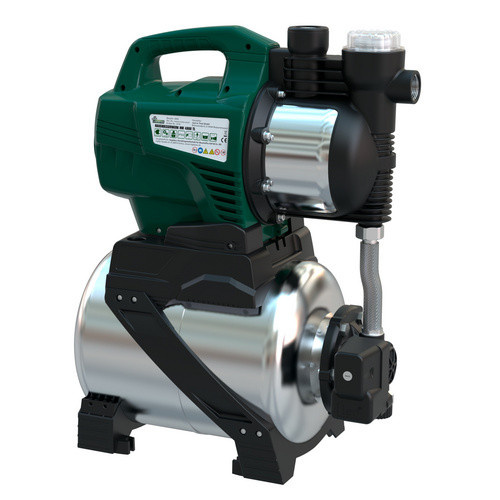 Mr. GARDENER Hauswasserwerk Booster in Grün und Silber mit 1400 W - Bild 4