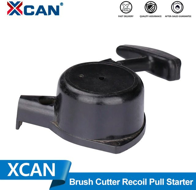 XCAN Rückstoßstarter-Set für TU26 Sprühgeräte und Freischneider, 2-Takt-Motor, Schwarz - Bild 1
