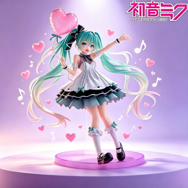 Bandai Hatsune Miku Anime-Figur, Kunststoff, Bunt / Mehrfarbig - Bild 1