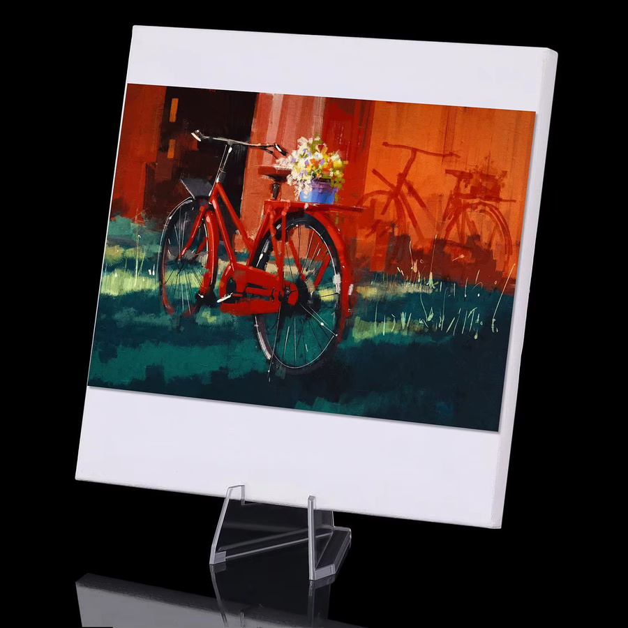 PGY Münz-Display-Staffelei aus Acryl in Transparent für Münzen, Medaillen und Fotos - Bild 3