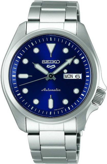 Seiko 5 Sports SRPE53K1 Armbanduhr, Automatik, Edelstahl, Blau, 40 mm, Herren - Bild 1