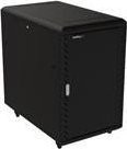 StarTech.com Serverschrank 18HE in Schwarz mit Rollen und abschließbarer Front, Tiefe: 800 mm - Bild 1