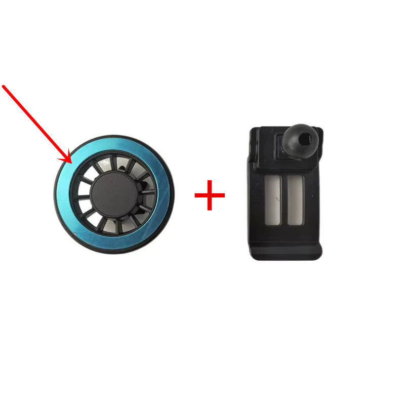 Magnetische Handyhalterung für Audi Q5 8R (2010-2018) aus ABS-Kunststoff in Schwarz - Bild 2