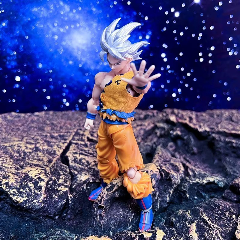 Bandai Dragon Ball Goku Son Kleidung, Einzelschulterweste, Zubehör, Maßstab 1:12 - Bild 2