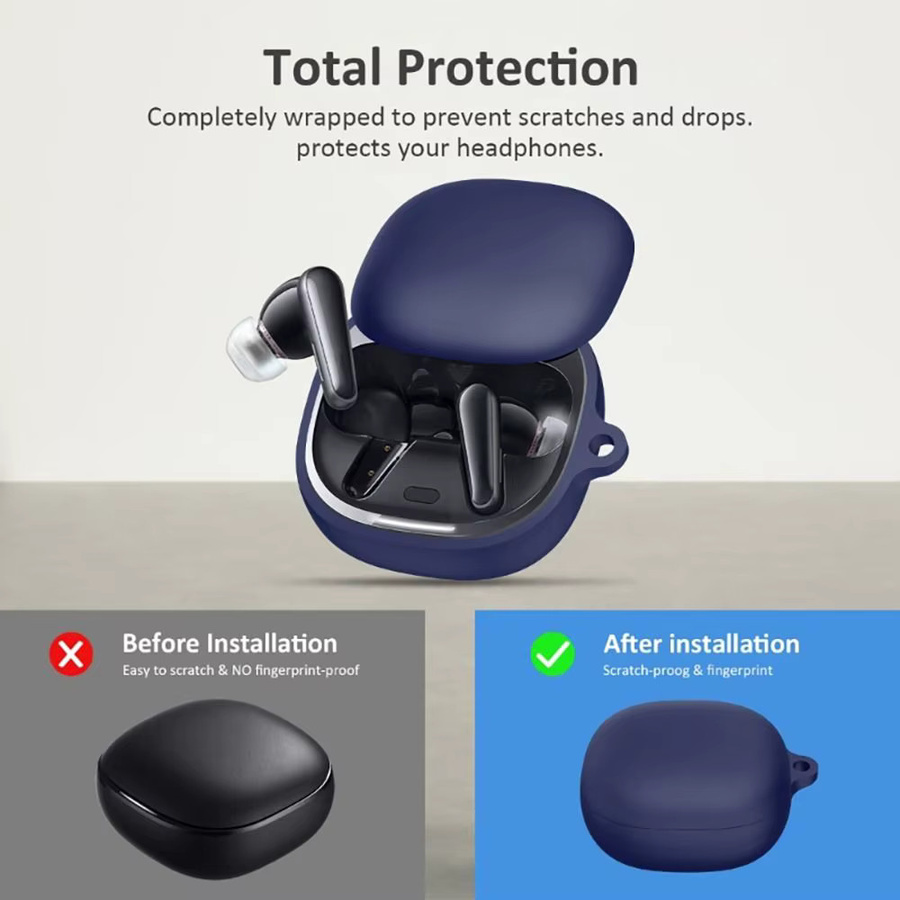 Silikon Kopfhörer Schutzhülle für Anker Soundcore Liberty 4 True Wireless In-Ear Kopfhörer in Grün - Bild 5