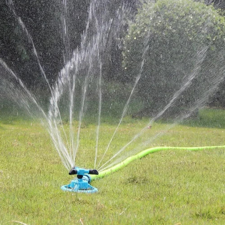 Yiran Furniture Automatischer Sprinkler mit 360 Grad Rotation für die Gartenbewässerung in Grün - Bild 2