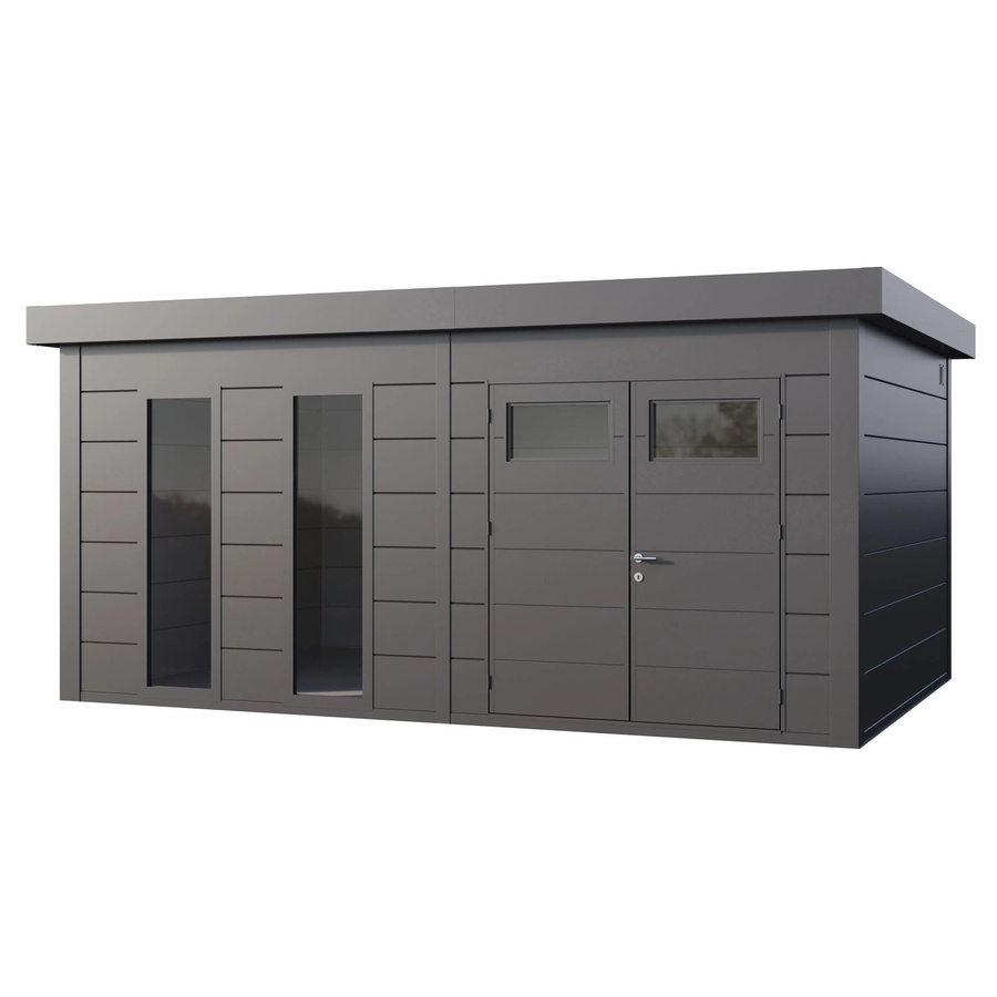 Telluria Gerätehaus Classico in Silberfarben, B/H/T: 568 x 265 x 388 cm - Bild 2