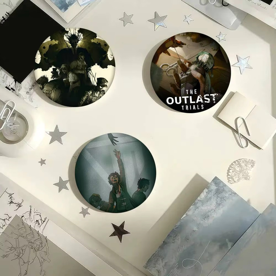 Brosche Game The Outlast Trials Round Badge, Anstecknadel - Bild 5