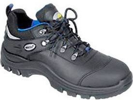 Elten Sicherheitshalbschuh Rusty S3 aus Rindleder in Blau und Schwarz, Größe 43 - Bild 3