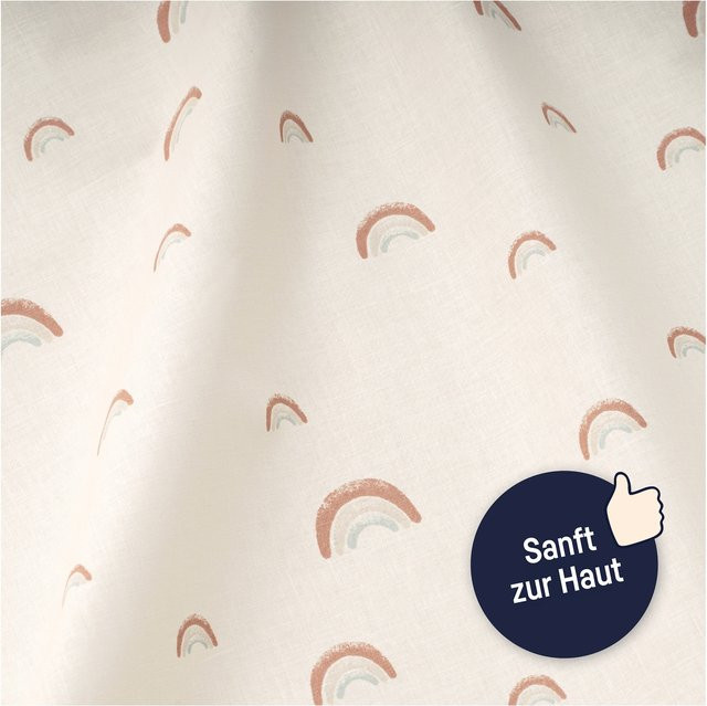 Julius Zöllner Bettschlange Organic Cotton Rainbow in Weiss und Multicolour - Bild 1