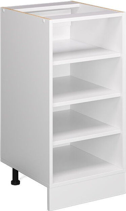 Vicco Küchenregal R-Line in Weiß, modernes und minimalistisches freistehendes Regal aus Holzwerkstoff, Breite: 40 cm - Bild 1