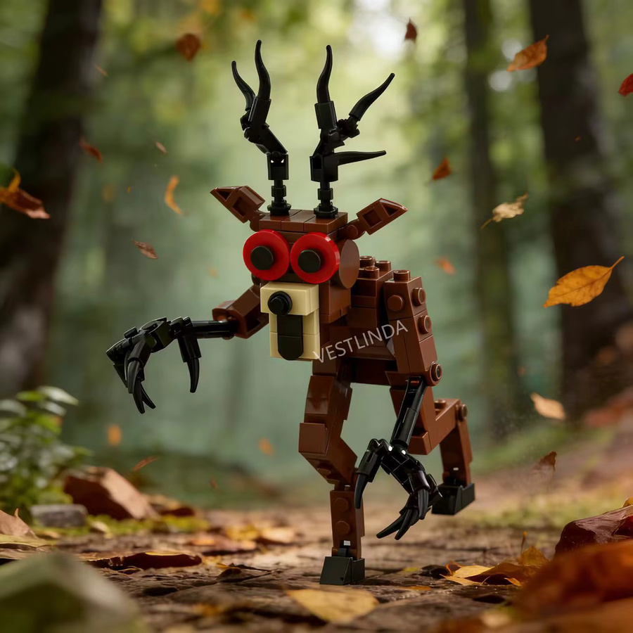 BEAST KINGDOM Horror-Wald 99 Nacht-Serie Waldhirsch Eule, Bausteine - Bild 4