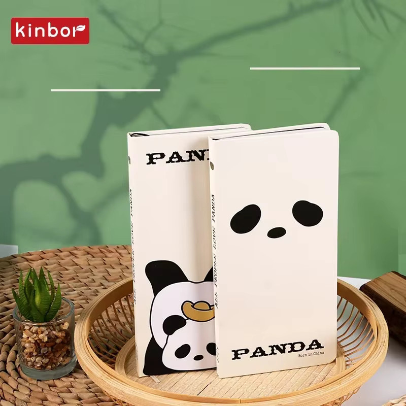 Kinber Wochenplaner mit Panda und Kaffee-Katze Motiv in Weiß - Bild 3