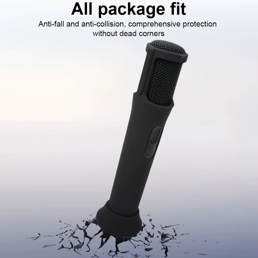 Silikon Schutzhülle Anti-Roll Mikrofon Ständer für JBL PartyBox Drahtlose Mikrofone in Pink oder Schwarz - Bild 4