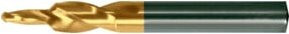 GÜHRING Kurzstufenbohrer HSS TiN mit 90 Grad Kernloch in Gold, M5 - Bild 1