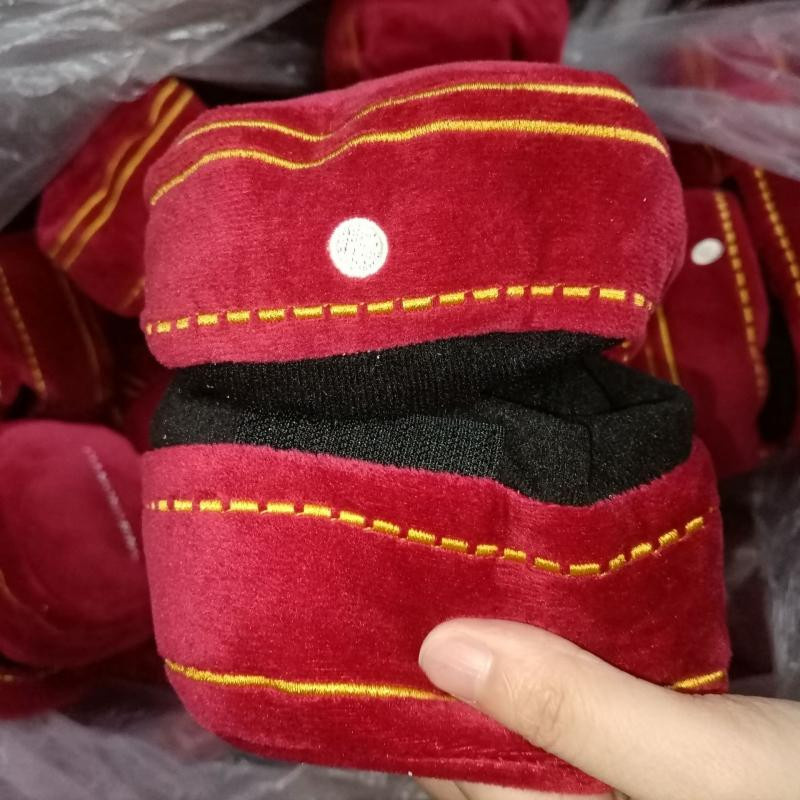 Yiran Furniture Kreative Ringbox Plüschtier mit Geräuschen rot - Bild 3