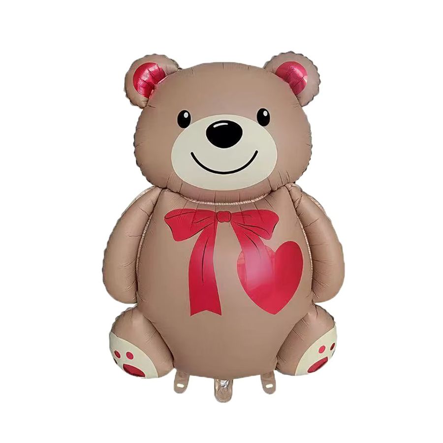 LQZZY Folienballons Herz und Bär für Geburtstag, Valentinstag und Hochzeitsdekoration - Bild 2
