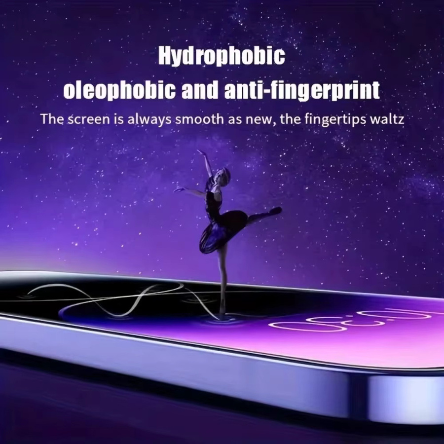 Displayschutzfolie aus gehärtetem Glas mit oleophober Beschichtung für Samsung Galaxy S26 Ultra S25 S24 S23 Plus S22 S20 FE, transparent - Bild 3