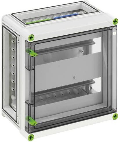 Spelsberg Kleinverteiler GTA 228-KT-t mit 28 Teilungen und 2 Reihen in Weiß und Transparent - Bild 1