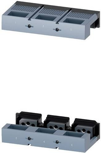 Siemens 3VA9603-0QA00 Leistungsschalterzubehör, Grau, B/H/T: 21,0 x 4,46 x 10,59 cm - Bild 1
