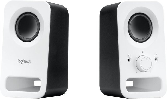 Logitech Z150 2.0 PC-Lautsprecher in Weiß mit 3W Leistung und 3,5 mm Klinkenanschluss - Bild 2