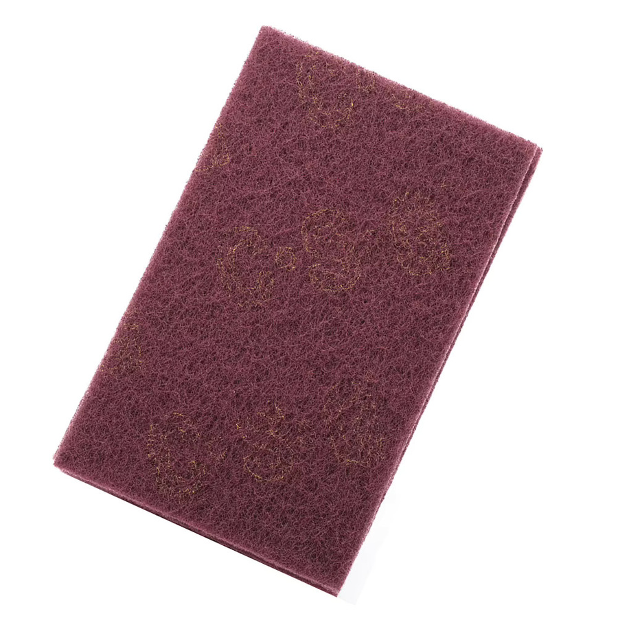 5er Set Nylon Schleifpads und Scheuerpads zum Polieren und Reinigen in Rot - Bild 3