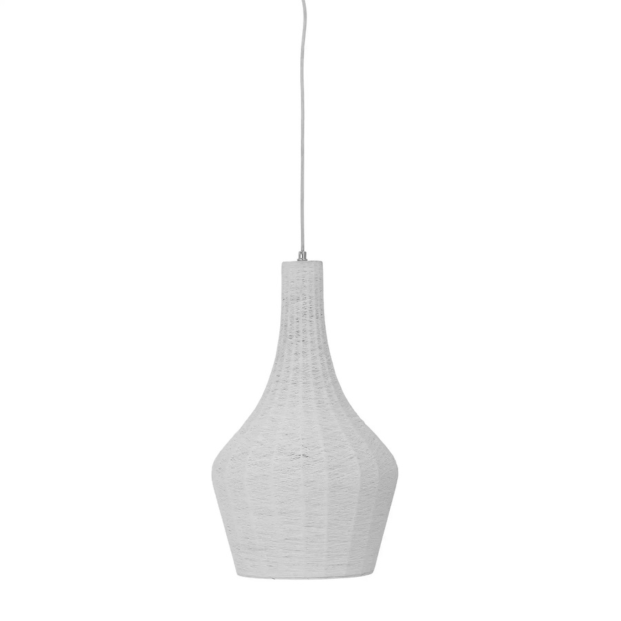 Bloomingville Hängelampe Nature Thuja aus Polyester im skandinavischen Design, Durchmesser: 32 cm - Bild 1