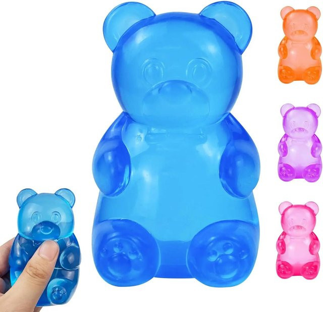 BC Pet Supplies Dicker Bär mit Malztextur, Taba Squishy, Stressball - Bild 1